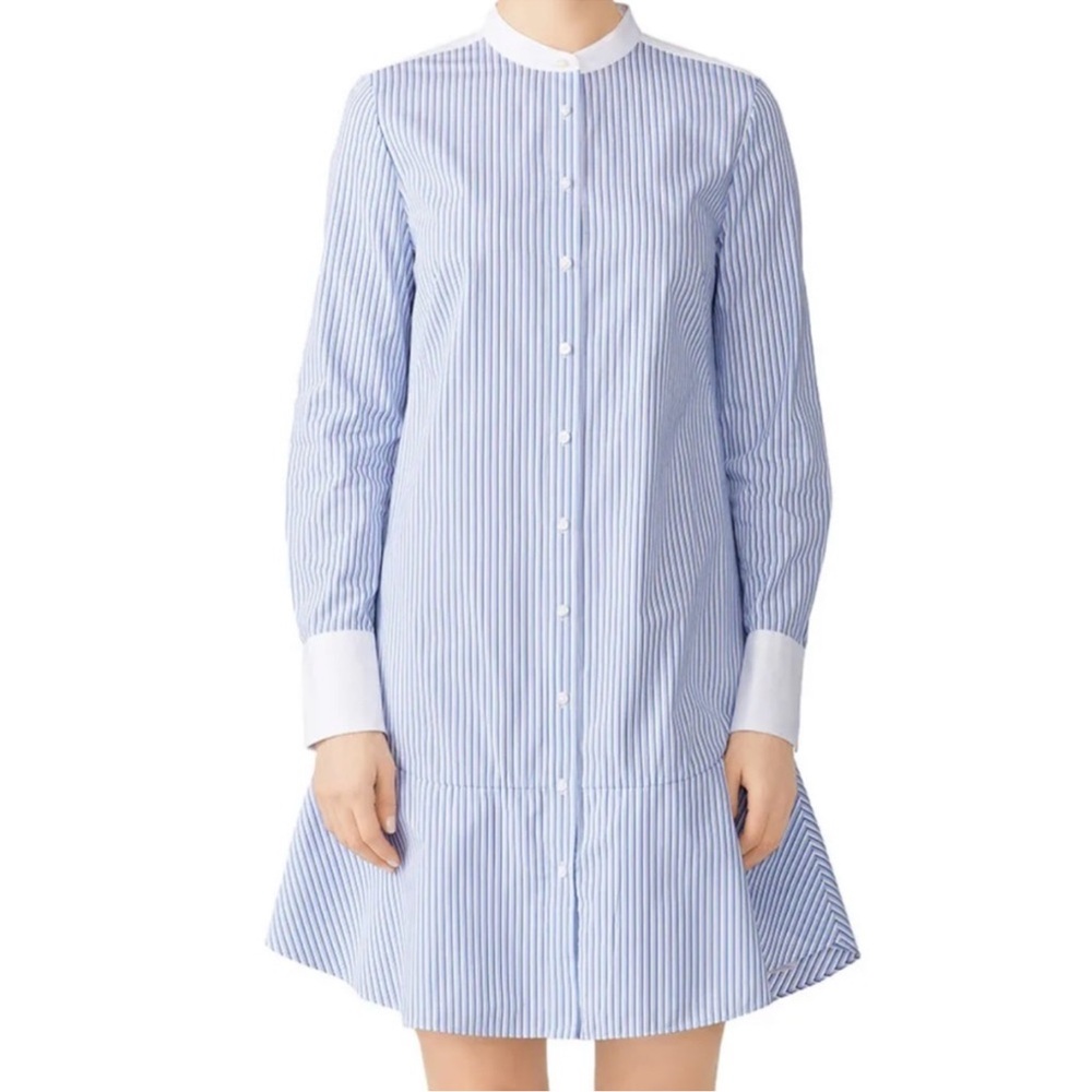 Tory Burch Cora blue and white striped shirtdress - Picture 5 of 5